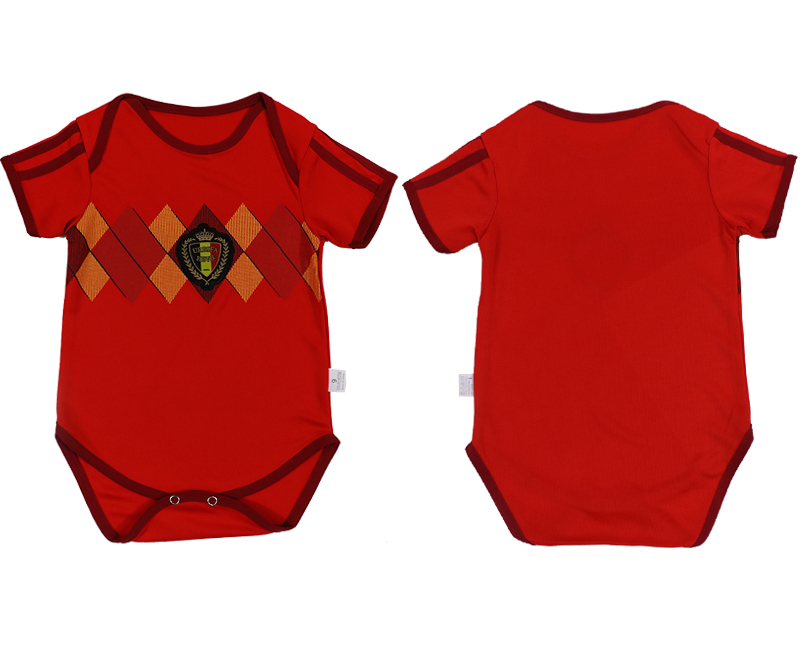 2018 FIFA WORLD CUP BELGIUM BABY PLAIN RED